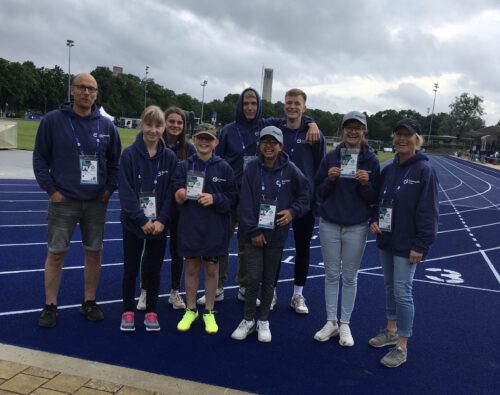 Das Team der Likedeeler-Schule bei den Spicial Olympics in Berlin